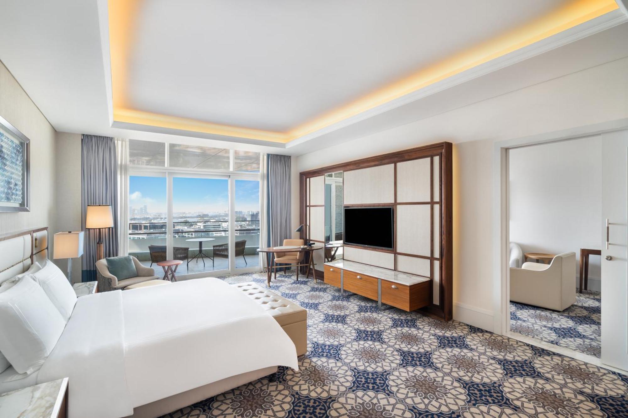 Grand Plaza Moevenpick Dubai Exterior foto A bedroom at the hotel